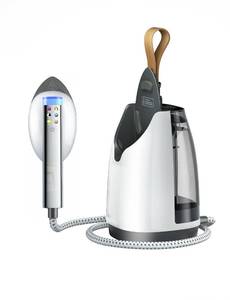 lot 1514 image: Sundu 2-in-1 Garment Steamer, 30s Heat-Up, 800mL, 6 Steam Settings, Auto Off, Handheld & Standing, Portable Wrinkle Remover for Clothes, White