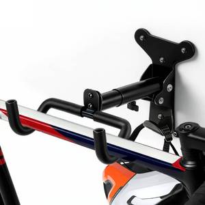 lot 1516 image: yeakmoce Bike Wall Mount Hanger, Horizontal Bike Rack garage,Cycling Wall Mounted Holder Hook- Heavy-Duty Adjustable Bike Wall Hanger for Road, Mountain and Hybrid Bikes in Garage Apartment & Home