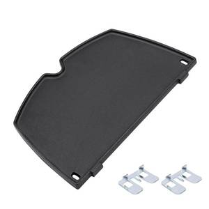 lot 1532 image: 6558 Griddle for Weber Q100 Q120 Q1000 Q1200 Series Grills,Cast Iron Grill Parts for Weber Q1001000 Series Gas Grills Accessories,12.6 x 8.6 Cooking Griddle for Webbr