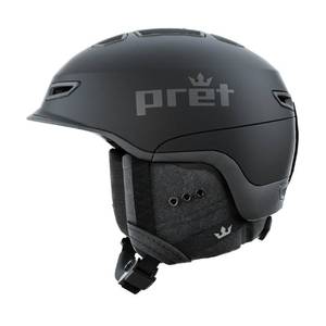 lot 1535 image: PRET Fury Ski & Snowboard Helmet  Level C Ventilation  MIPS Impact Protection  Stealth Black  Large