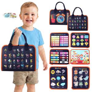 lot 2134 image: Teefrye Toddler Busy Board Montessori Toys for Boy, Activity Book Educational for Learning Fine Motor Skills, Travel Toys for Airplane Car, Birthday Gifts for Boys Toddlers