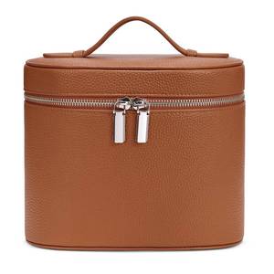 lot 2139 image: honitty Makeup Bag, Travel Make up Case with Compartments and Handle, Portable Cosmetic Organizer Bags,Toiletry Bag for Women