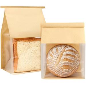 lot 2207 image: Sourdough Bread Bags with Tin Tie Tab Lock, 50 PCS, 10.3 x 6.3 x 5.1 Inch