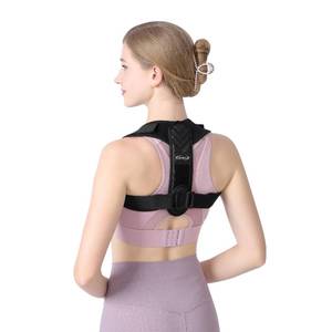 lot 4026 image: Posture Corrector for Women and Men, Adjustable Upper Back Brace for Clavicle Support, Comfortable Back Straightener Providing Pain Relief from Neck, Back, and Shoulder