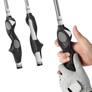 lot 4032 image: RTOCHG Golf Grip Trainer, Silicone Full-Cover Swing Training Aid, Corrects Grip Posture & Builds Muscle Memory, Adjustable for All Clubs, Right-Handed Golfers