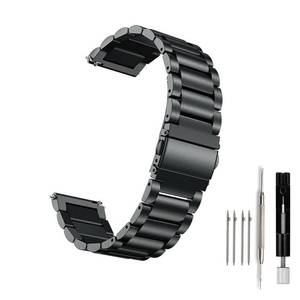 lot 4036 image: Moran Stainless Steel Watch Band Quick Release Replacement Metal Strap 20mm 22mm for Men Women