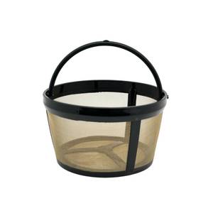 lot 4477 image: TRONMEI 4-6 Cup Mini Reusable Coffee Filter - BPA Free, Fits Mr. Coffee, BlackDecker, Walmart Mainstays & Most 4-6 Cup Basket-Style Coffee Makers (1-Pack)