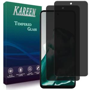 lot 4488 image: KAREEN 2 Pack Privacy Screen Protector for Motorola Moto G 5G 2026 Moto G Play 2026 Anti Spy Private Tempered Glass Film, Anti-Scratch, Bubble Free, Case Friendly, Easy to Install