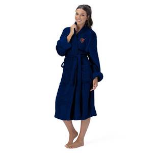 lot 5143 image: Northwest NFL Chicago Bears Adult Unisex Silk Touch Bathrobe, LargeX-Large, Navy, Officially Licensed Loungewear, Soft Plush Polyester