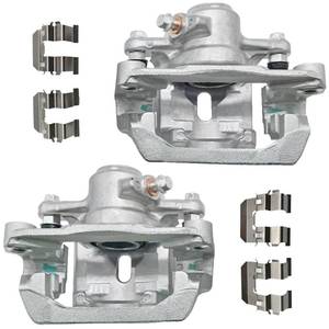 lot 5148 image: Rear Disc Brake Calipers Set Fit for Subaru for 2016-2023 Crosstrek, 2014-2018 Forester, 2012-2023 Impreza, 2013-2015 XV Crosstrek, Brake Caliper Assembly with Bracket Replace for 19B7028 19B7029