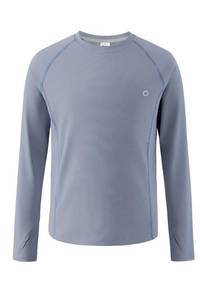 lot 6329 image: PATPAT Kids Long Sleeve T-Shirt, Quick-Dry UPF 100 Rash Guard Tee with Thumb-Hole & Reflective Strip for Boy Girl Youth, Bluish Grey, US10M