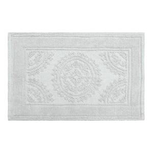 lot 6400 image: Jean Pierre New York Cotton StoneWash Medallion 17x24 in. Bath Rug, Aqua