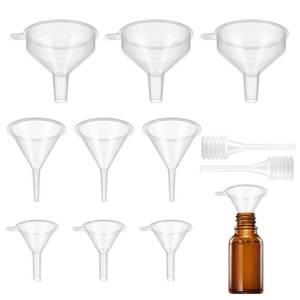lot 6406 image: SWJLR 9 Pack Small Funnel Kit 3 Sizes with Droppers for Kitchen Bottles, Essential Oils, Capsules & Pet Souvenirs