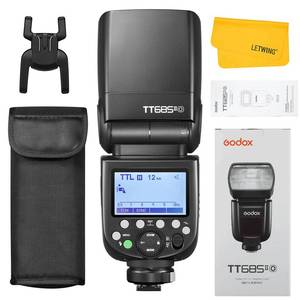 lot 6452 image: Godox TT685II TT685II-O Flash for Olympus, 2.4G Panasonic Flash Speedlite HSS 18000s, TCM Instant Conversion, Quick Release Lock, External Flash Speedlite Compatible for Olympus Panasonic Cameras