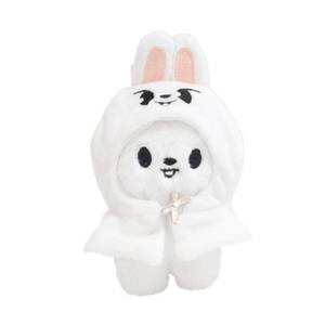 lot 6455 image: AiHdcy Stray Plush Cloak Clothes 5.1-inch Plush Keychain, Cloak Detachable, Soft and Cute, Suitable for Fans (Leebit)