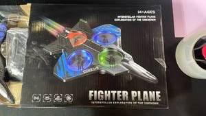 lot 9402 image: Chasing Interstellar Fighter Plane RC Quadcopter Drone Ages 14