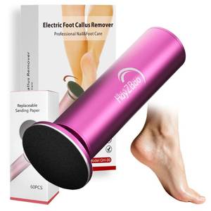 lot 10030 image: HayZBao Electric Foot Callus Remover with 60 Pcs Sandpaper Discs - Electric Callus Remover for Feet,Pedicure Tool for Dead Skin (Matte Purple)