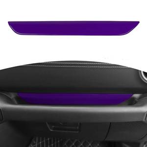 lot 10039 image: JOSHELA for Jeep JL Purple Passenger Grab Handle Trim Cover for Jeep Wrangler JL JLU 2018-2023 for Gladiator JT 2020-2023 ABS Interior Accessories 1pc