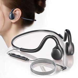 lot 10059 image: 3.5mm Wired Headphones,Open Ear Headphones with Mic, Plug in Headset 3.5 mm Jack for Laptop, PC, Tablets,Traditional Phones,Car AUX, Nintendo Switch.