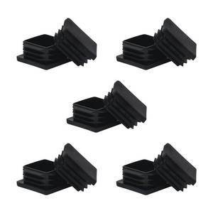lot 10067 image: FiveEyes 1.5 1 12 Inch Square Tubing Plastic Plug End Caps 10 Pack, 1 12 1.5 Inch Square Tube End Cap Plugs 1.5x1.5 Fence Post Pipe Cap Cover Tubing Insert Chair Glide Finishing Plug End Caps