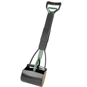 lot 10073 image: ienjoyed Dog Pooper Scooper for Large Medium & Small Dogs Heavy Duty,Long Handled Dog Poop Scooper for Grass,Durable Dog Poop Pick Up Tool (Dark Green)
