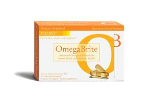 lot 10074 image: OmegaBrite 7010MD Advanced Omega-3. 92% Purity. 1140mg EPA. New Premium 90-Count Size. Supports Brain, Heart, Immune, and Joint Health.