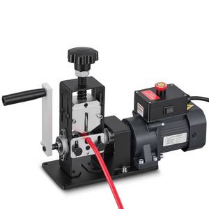 lot 11093 image: CREWORKS Electric Wire Stripper Machine, Wire Stripper Electrical for 0.06-0.9 (1.5-22 mm) Copper Wires with 3 Operation Modes, Wire Stripper Tool with Hand Crank for Scrap Wire Recycling