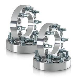 lot 11137 image: 8x6.5 to 8x170 Wheel Adapters 1.25 Inch (32mm) �� 4pcs Conversion Adapters with 126mm Bore, M14x1.5 Studs �� Fits 8x165.1 Hubs to Mount 8x170 Wheels �� Compatible with Chevy GMC 2500 3500 SUV Van