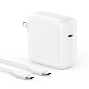 lot 12159 image: Charger for MacBook Pro 16 14 inch MacBook Air 15 13 inch 2025 2024 2023 2022 2021 2020 2019 M4 M3 M2 M1, Super Compact 100W USB C Laptop Power Adapter, 6.6FT USB-C Braided Cable, Original Quality