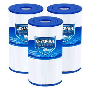 lot 13474 image: Cryspool� Type B Filter Compatible with 29005E, Easy Set Above Ground Pool Filters, 3 Pack