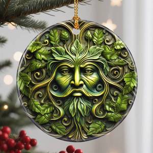 lot 14146 image: Christmas Ornaments, 2.8 Inch Ceramic Hanging Ornament, Christmas Tree Decorations, Holiday Decorations, Holiday Ornaments, Holiday Party Gifts, and Xmas Gift Ideas Variety 2-Pack