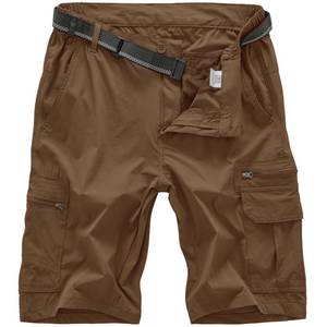 lot 14149 image: Jessie Kidden Mens Outdoor Casual Expandable Waist Lightweight Water Resistant Quick Dry Fishing Hiking Shorts (6222 Coffee 36)