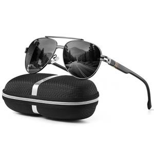 lot 14163 image: gesruny Polarized Aviator Sunglasses for Men Women- Fashion Shades Retro Sun Glasses Driving Fishing Golf UV Protection
