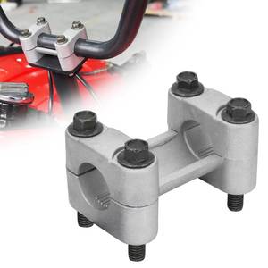 lot 18231 image: RUTU 78 Inch 22mm ATV Handlebar Risers, Handlebar Clamp 78 Motorcycle Handlebar Mount with Mounting Bolts for Most ATV UTV Quads 4 Wheeler Motorcycle