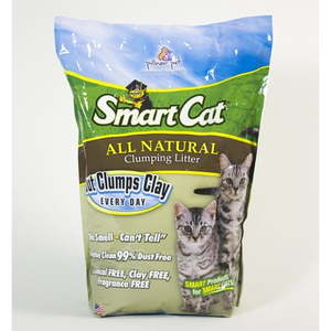 lot 18263 image: SmartCat ALL NATURAL Clumping Litter by Pioneer Pet-5lb Bag