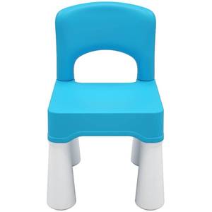 lot 19727 image: burgkidz Toddler Chair for Kids Ages 2-4, Plastic Kids Chair with 9.3 Seat Height, Lightweight & Durable, Easy-Clean for IndoorOutdoor Use, Favorite Calming Blue for Boys Girls