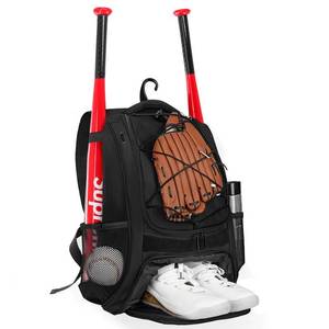 lot 19728 image: Goloni  Baseball Backpack Bag For Adult and Youth Baseball & Softball Equipment Bags Bat bag  shoes compartment & Fence Hook