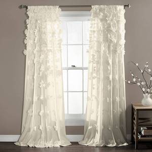 lot 20063 image: Lush Decor Riley Rod Pocket Curtain Panel