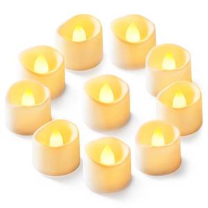 lot 20166 image: Homemory 12-Pack Flameless LED Tea Lights Candles Battery Operated, 200Hour Fake Electric Candles TeaLights for Votive, Aniversary, Wedding Centerpiece Table Decor, Funeral, Halloween, Christmas