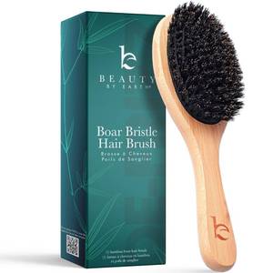 lot 20171 image: Boar Bristle Hair Brush for Women and Men, Natural 100% Soft Boars Hairbrush for Fine and Thin Hair