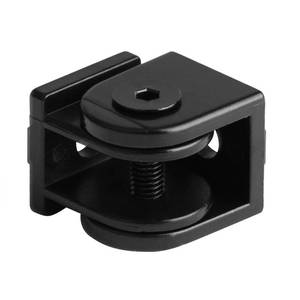 lot 20179 image: OTTFF 8 Pack Black Pivot Joint for 2020 Aluminum Extrusion Profile,180 Degree Flexible Adjustable Hinges