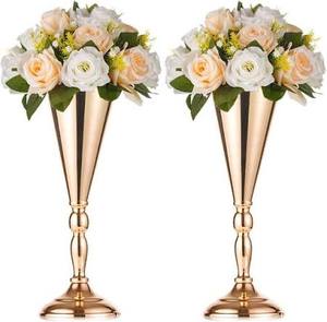 lot 1575 image: Trumped Floral Stand 2-Piece Set