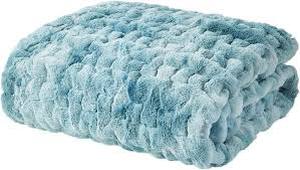 lot 19753 image: Blue Textured Blanket 60x80 STAND OUT 100