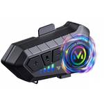 ELIKIDSTO Motorcycle Helmet Bluetooth Headset Speakers with HiFi Sound,Noise Cancellation,1000mAh Battery,25 Hours Use,Boom Mircrophone,Easy to Install Use with Golves,IPX6 Waterproof,Voice Assistant