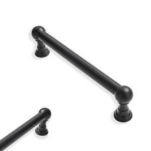lot 2289 image: ZAUYX 2 Pack 3-34 Inch Hole Center Black Cabinet pulls 100% Solid Heavy Duty Dresser Pulls Cabinet Drawer Pulls for Kitchen Cupboard Hardware