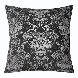 lot 2368 image: Erosebridal Vintage Damask 16x16 Inch Pillow Cover,Gothic Spooky Throw Pillow Cover,Antique Floral Cushion Case,Exotic Bohemian Decor Style Decorative Square Pillow Case Bedroom Decor,Black