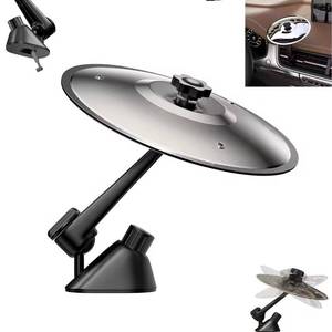 lot 2373 image: BraMccer Car Cymbal Air Vent,Car Symbol Drum Air Vent,Mini Drum Crash Cymbal For Car Vent (Silver)