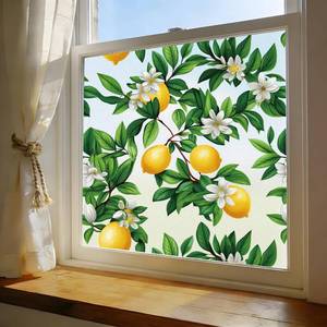 lot 4104 image: GOODKIKY Window Film, Frosted Privacy, One Way Tint, UV Block, Heat Insulation, Anti-Glare, Static Cling, Renter Friendly for Home Bathroom Door