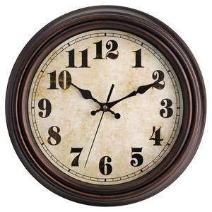 lot 5199 image: TOPZEA Retro Wall Clock, 12 Inch Silent Non-Ticking Classic Clocks Decorative Quartz Battery Operated Vintage Wall Clock for Living Room, Bedroom, School, Rustic Home Decor