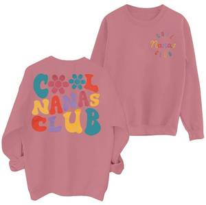 lot 6491 image: EGELEXY Leopard Mimi Sweatshirt Women Grandma Letter Print Shirts Nana Outfits Casual Long Sleeve Pullover Tops size M